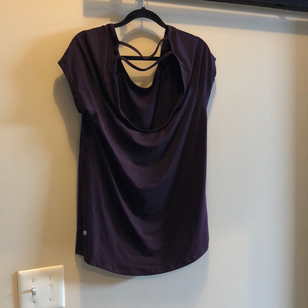 Deep purple champion workout top